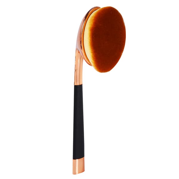 Oval Ansigtskontur Kosmetisk Foundation Makeup Børster (Rose Gold)