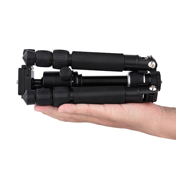 SHOOT 3 Sektioner Fällbar Teleskopstativ 1/4\" Kameramonteringsskruv för DSLR