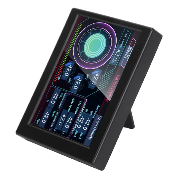 3,5 tums PC-sensorpaneldisplay DIY typ C IPS USB PC-temperaturdisplay med stativ