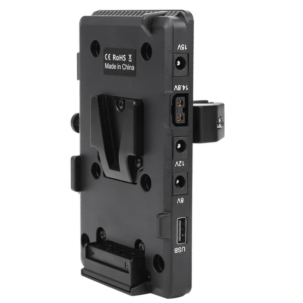 V-formet batteriplate D-tap batteriadaptertilbehør for V-montert kamerabatteri