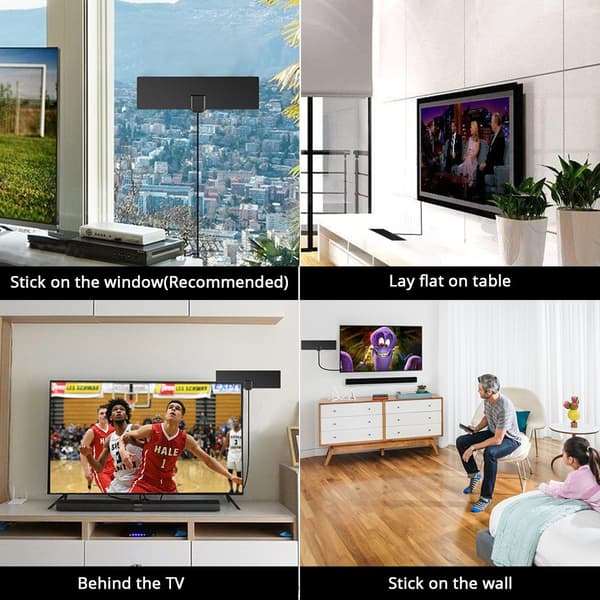 TV-antenne, indendørs tv-antenne med kobbertråd til ATSC-system