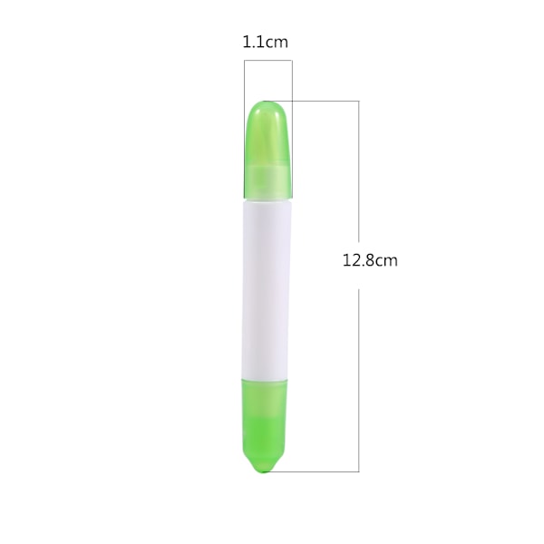 1 stk. Stilful neglelak korrekturlak pen manicure slet fjerne fejl grøn
