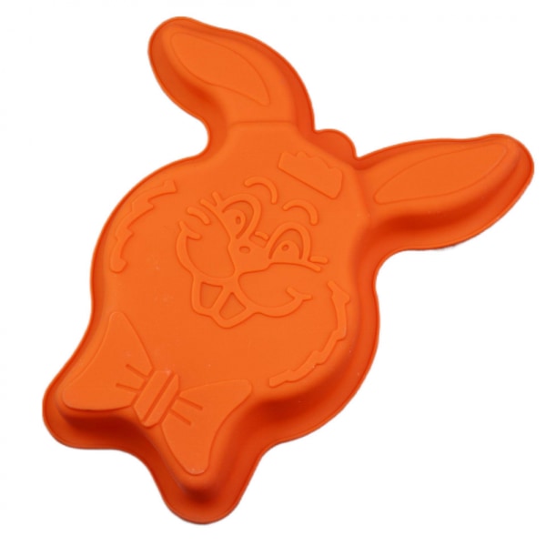 Coop & Hunt Easter Bunny Cake Pan, Non-stick Rabbit Silicone Baking Mold for Easter Day Party Jello Dessert