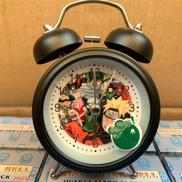 SAYTAY Bedroom Alarm Clock, Naruto Anime Cartoon Alarm Clock , Student Home Decoration Desktop Clock