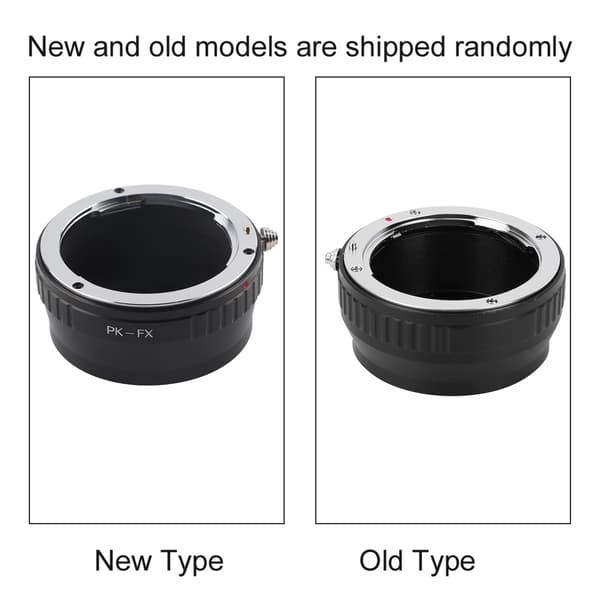 Metallisk objektivadapterring for Pentax PK-objektiv til Fujifilm FX X Pro1 X E1 kamera