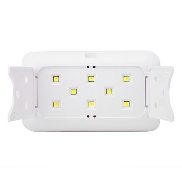 24W Bärbar Fällbar USB LED UV Nagellampa Gel Nagellack Torktumlare Nagelkonst MaskinRosa