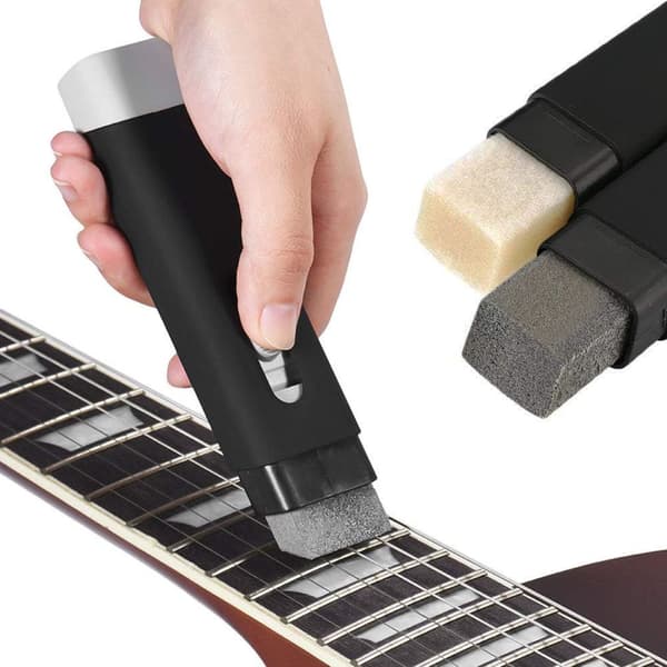 Gitarstrenger Rengjøringsviskelær Multifunksjonell Plast Gitarstreng Rustfjerner