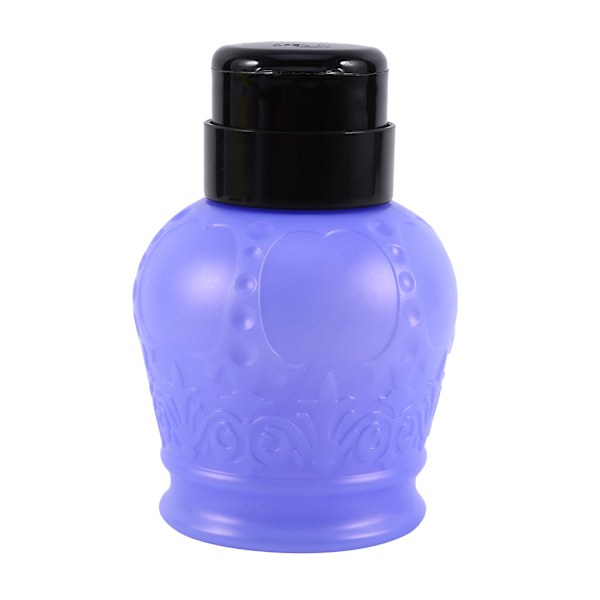 250 ml Tyhjä Pumppupullo Kynsilakan Poistajalle (Violetti)