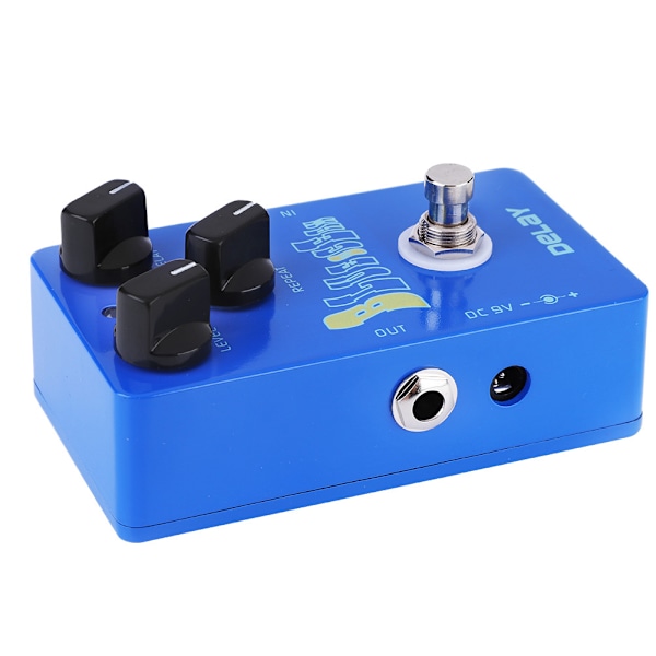 Mini Metal Delay Gitarr Effekt Pedal Hög True Bypass Instrument Tillbehör