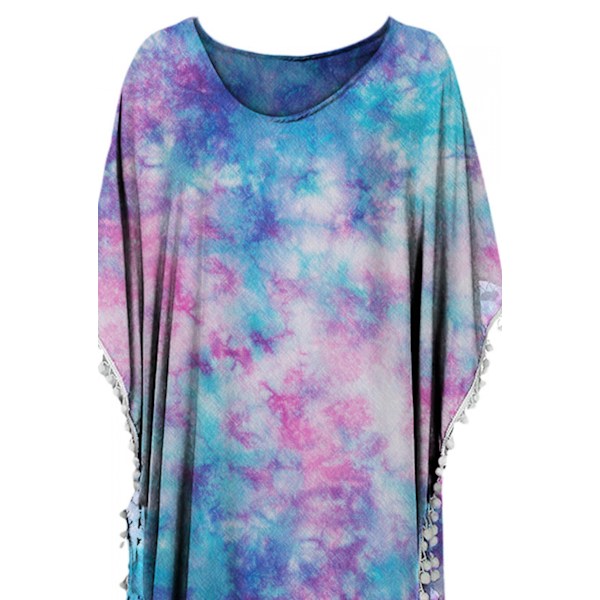 Kvinders Chiffon badedragt Strand badetøj Cover Ups til badetøj --- Farverig M（Størrelse XL）