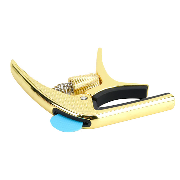 Enhands snabbväxlande metallklämma Capo Gear Pin Remover för akustisk folk gitarr