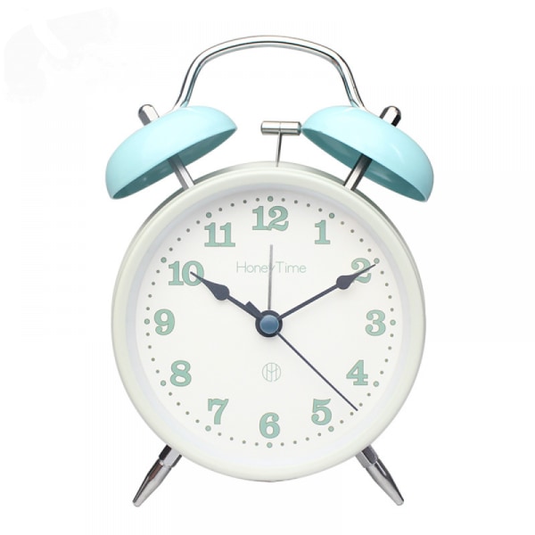 4 inches Alarm Clock, Analog Metal Alarm Clock , Student Home Decoration Desktop Clock