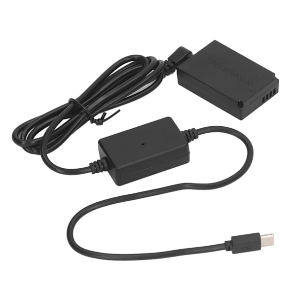 LP E12 Dummy Batteri Digitalkamera DR E12 DC Koppling Dummy Batteri med Typ C Strömadapter för M50 M200 M50 Mark Ii M100 M10 M M2