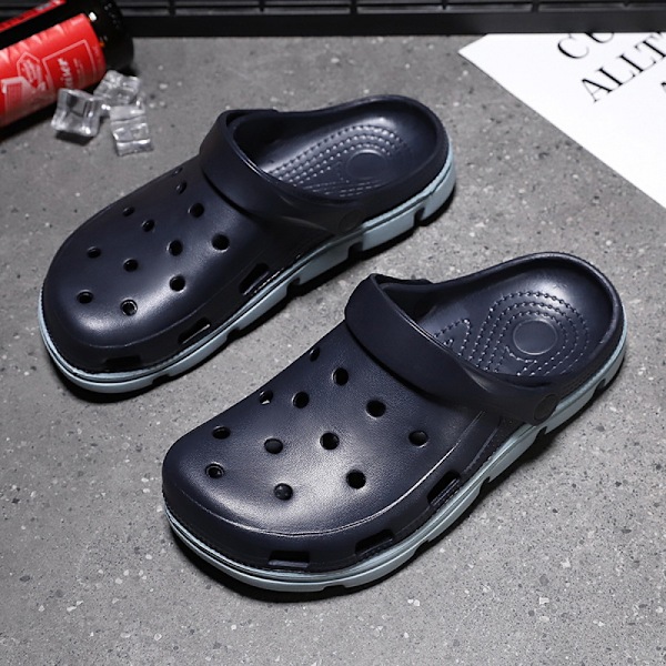 Unisex Have Clogs Sko Kvinder Mænd Sommer Slide On Sandaler-Blå(40/41 EU)