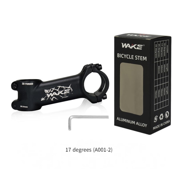 10, 17, 25, 35, 4 grader 31,8 cykelstam styre-17 grader (A001-2)-100mm (ett set)