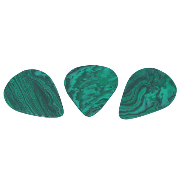 3 st Malakitgitarrplockar Tjocka Gitarrplockar Instrumentplockar Tillbehör