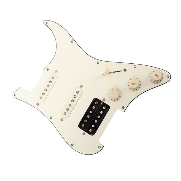 Elektrisk gitarr plektrumskydd vit laddad gitarr plektrumskydd skrap platta för övning prestanda SSH20