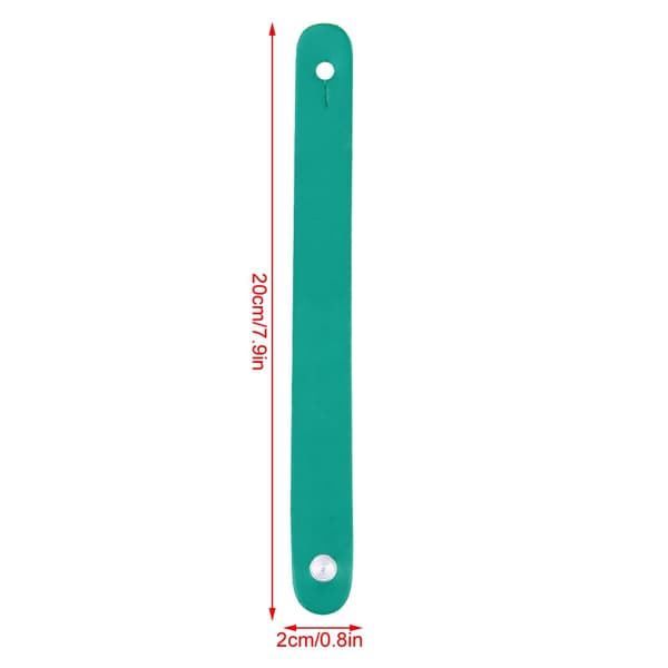 Guitar Halsrem Strap Button Hovedrem Strap Tie Bærbar Guitarer Tilbehør (Grøn)
