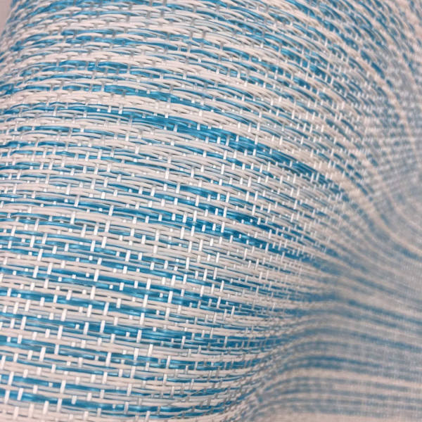 Pöytäliina, Sekoitettu Väri Kestävä Kudottu Vinyyli Pöytäliina Pestävä Lämpöä Kestävä Liukumaton Keittiön Ruokapöydän Alusmatot (6 kpl, Sininen wi Blue With White set of 6