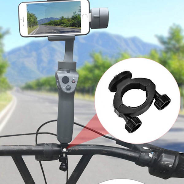 Cykelhandhållen Gimbal Stabilisator Klämma Montering för DJI OSMO Zhiyun Smooth 4(för Mountainbikes)