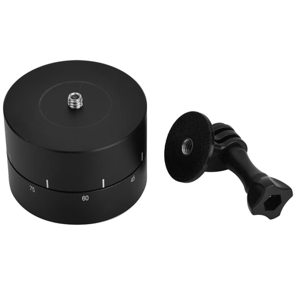 360° 120 minutter roterende stativ for tidsforløp, stabilisator stativadapter for kameraer Gopro