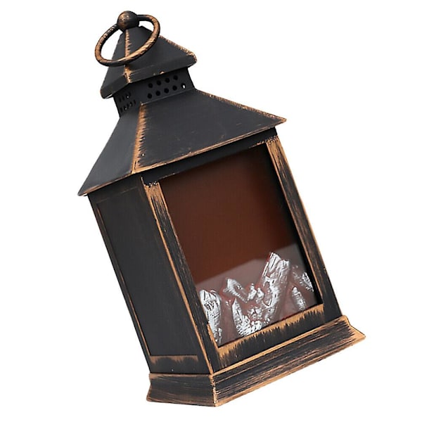 Retro bordslampa lykta lampor flimrande lykta inomhus.(1st)
