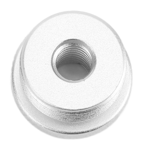 1/4 tum hon till 5/8 tum hane gängadapter Aluminiumlegering MikrofonskruvadapterSilver F18B