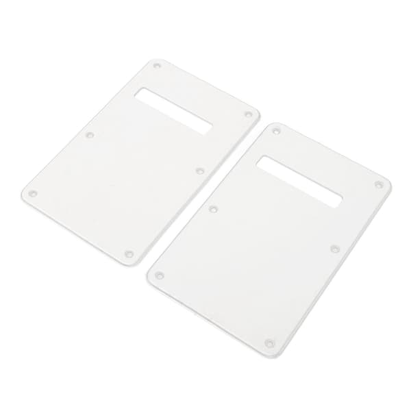 2 st elgitarr bakplatta plektrumskydd lock musik instrument delar tillbehör vit