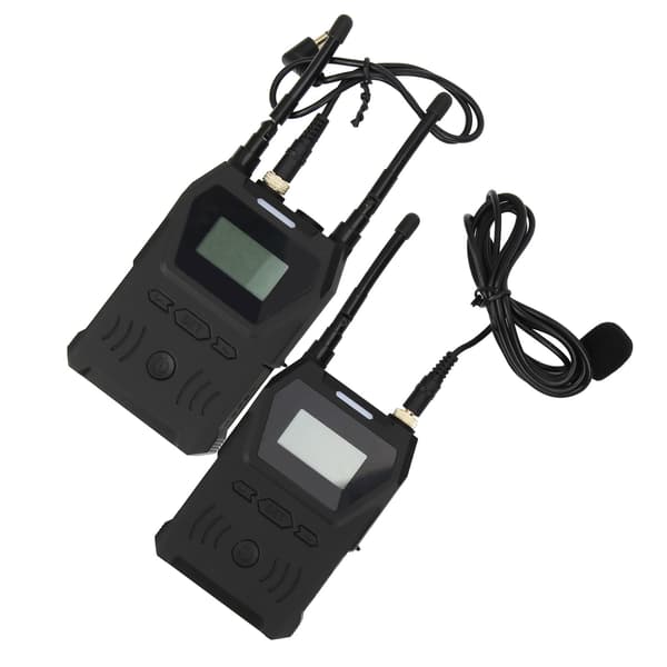 YELANGU UHF Dual Channel Trådløs Lavalier Én til Én Mikrofon til Interviewoptagelse