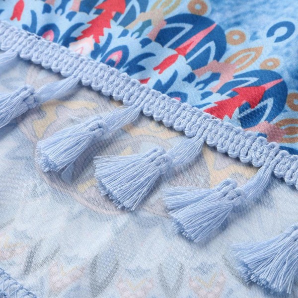 Kvinnors Chiffon Baddräkt Strand Baddräkt Baddräkt Överdrag för Badkläder --- Färgglad M（Storlek XL）