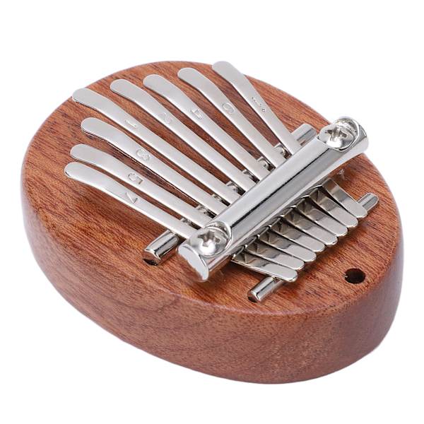 Mini Tommelfingerklaver Massivt Træ Slidstærkt Bærbart Vidunderlige Lyde Kalimba til Børn