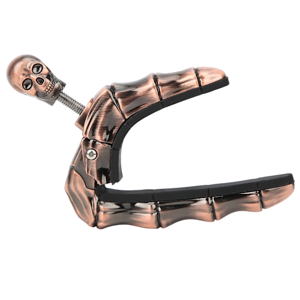 Skalle Gitarr Capo Justerbar Spänning Tillbehör Delar för Folk Akustisk Gitarr UkuleleBrons