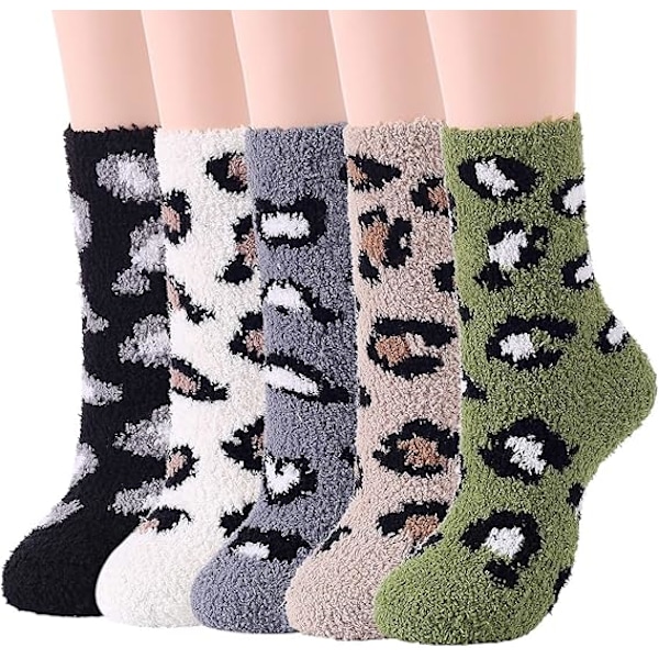 Womens Fuzzy Socks Warm Slipper Socks Winter Fluffy Socks Cozy Fuzzy Socks Athletic Fleece Socks Cute Crew Socks