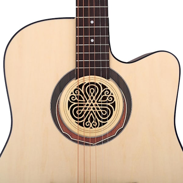Trä   Svamp Gitarr Ljudhålsskydd Block Protector för Akustisk Klassisk Gitarr 41'' #5