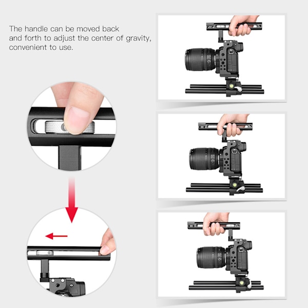 YELANGU C15 Digitalkamera Kaninbur Monteringsram för Nikon Z6 Z7 DSLR Tillbehör