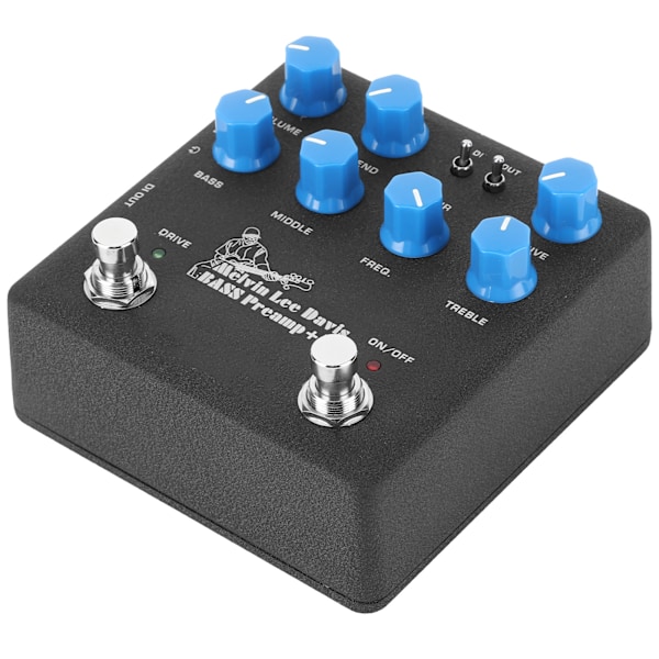 NUX NBP5 Elektrisk basförförstärkare DI-box effektpedal metall musikaliska instrumenttillbehör