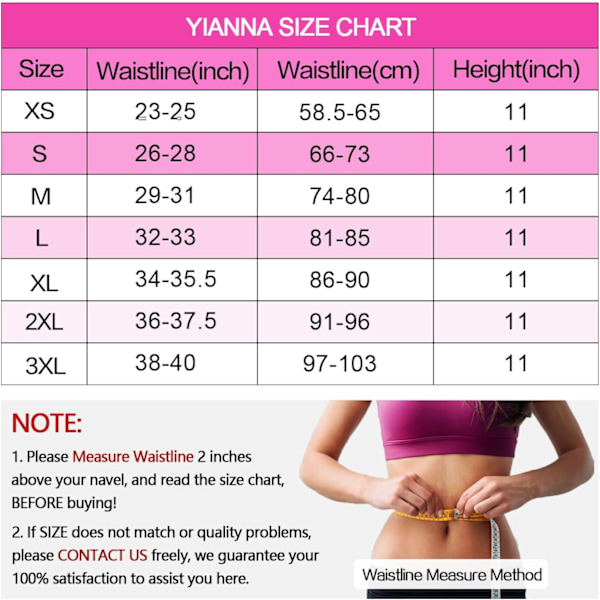 Taljetræner til kvinder Latex Underbust JSculpt Dobbelt træningsbælte Workout Sport Girdle XXL D-black (Triple Straps)