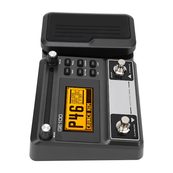 Gitar MultiEffects Pedal med 180 s Loop Recording Touch High Light LCD Display