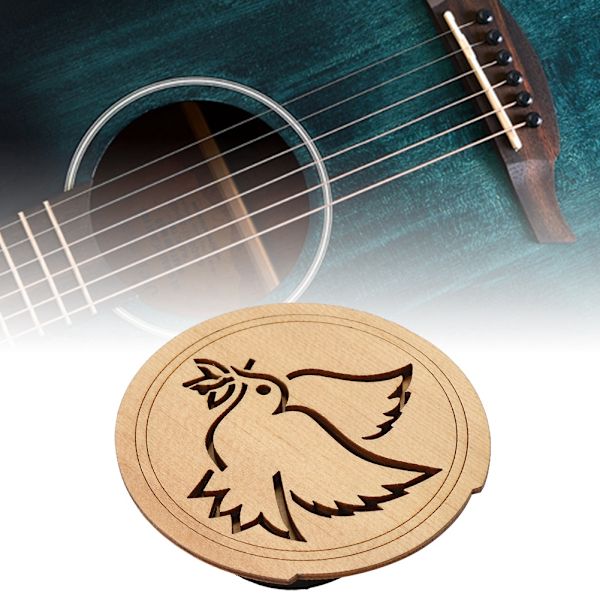 Akustisk gitarr ljudhålsskydd Feedback Buster ljudbuffert för V12 40/41in gitarr
