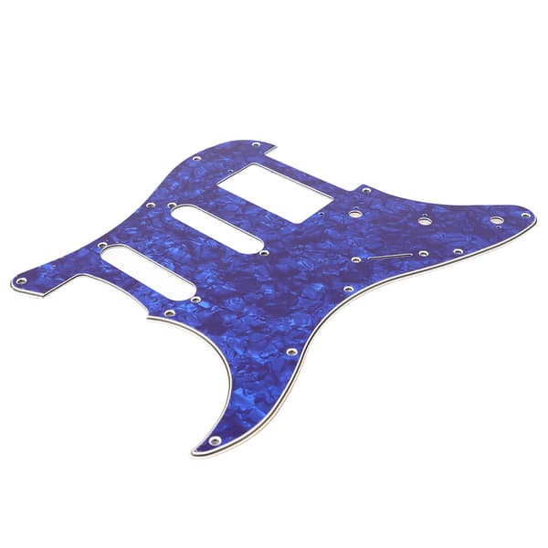 Elektrisk gitarr plektrumskydd PVC plastskyddsskiva frontplatta panelskydd instrumenttillbehör blå pärlfärg GSSH63