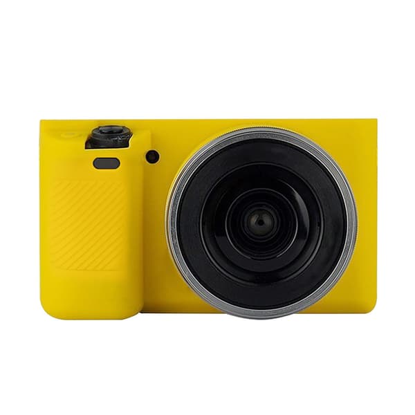 Blødt silikone kameracover med let adgangsdesign til Sony A6000 Gul