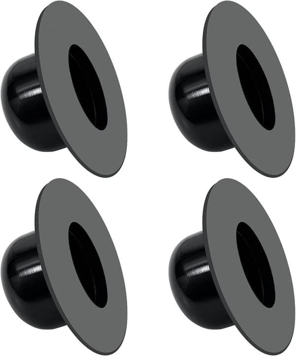 4-pack Poolväggsplugg Ersättning, ovanjordisk poolfilterpump Silhålsplugg, kraftig läckagesäker passform för Intex black
