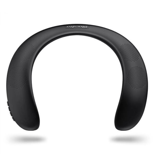 Bärbar trådlös stereo bärbar halshängande Bluetooth 5.0-högtalare Sportmusik MP3-spelare Subwoofer Bas stöder TF-kort och FM-radio