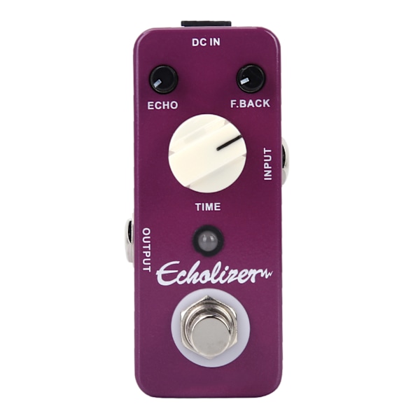 Hele metallhus Delay Distortion Effects Pedal Elektrisk Gitar Tilbehør
