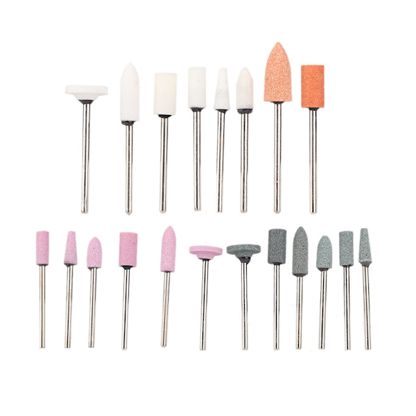 100 st professionella nagelborr set manikyr pedikyr nagelpolering tillbehör