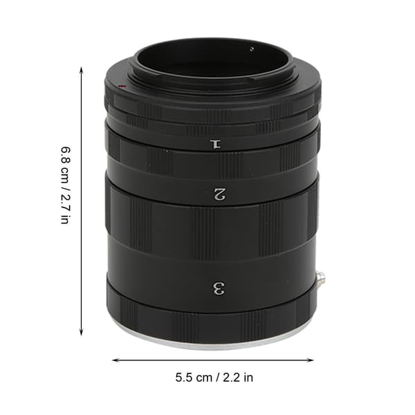 Makroobjektiv forlængerrør adapterring til Fujifilm spejlløst kamera