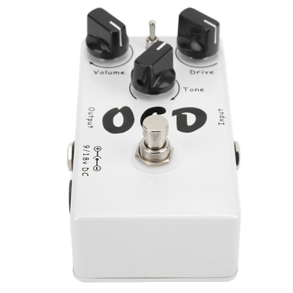 Guitar Effekt Pedal OCD Classic Overdrive Distortion Bærbar Instrument Tilbehør Hvid