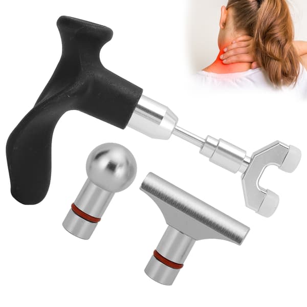 Dybdevævs-massageværktøj Akupressur Triggerpunkt Trykmassager med 3 hoveder