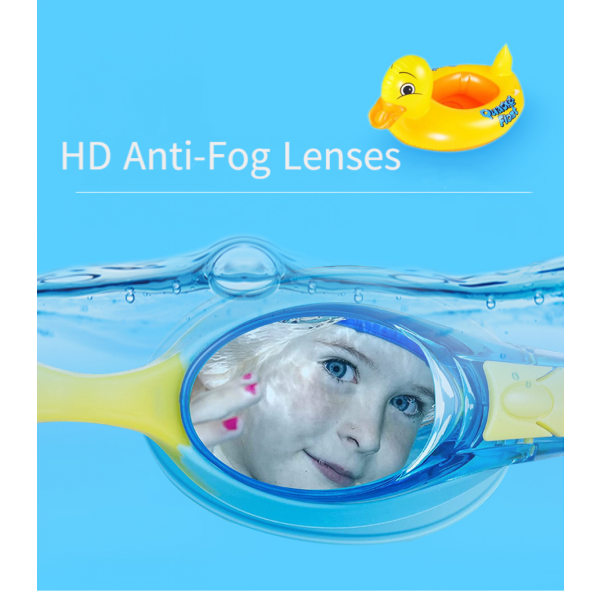2-pack simglasögon för barn flickor pojkar 3-14 år, anti-imma 100% UV-skydd med reseväska (Iridescent)