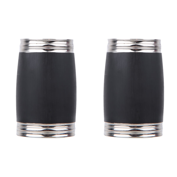 2PCS 50MM Bb Klarinett Tunerrör Träblåsinstrument TillbehörSvart